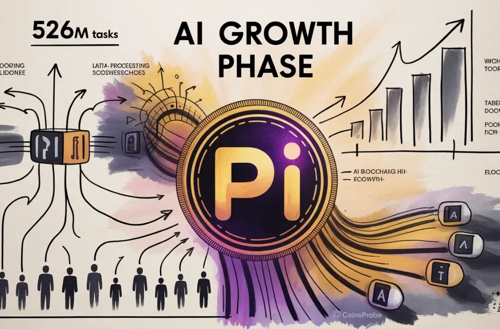 Pi Network Hits 526M Task Milestone — New AI Strategy Signals Major Growth Phase