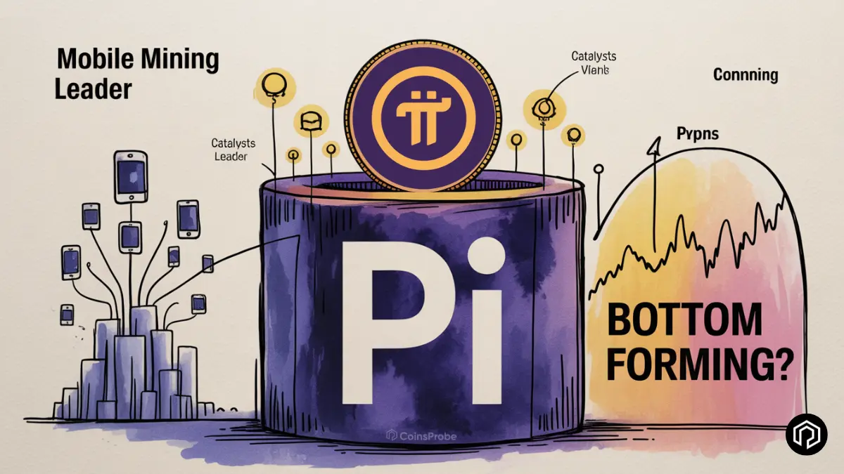 Pi Network (PI) Leads Mobile Mining Sector — Catalysts + Chart Suggest Bottom Formation