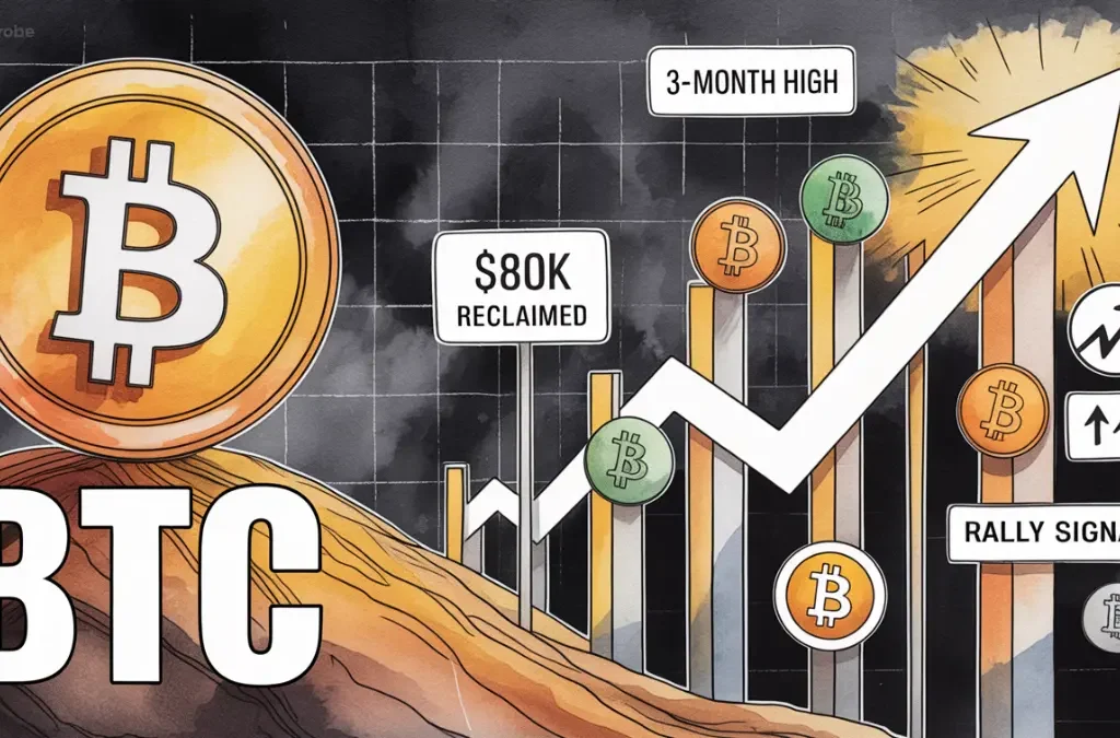 Bitcoin Reclaims $80K and Hits 3-Month High — Multiple Signals Point to Major Rally