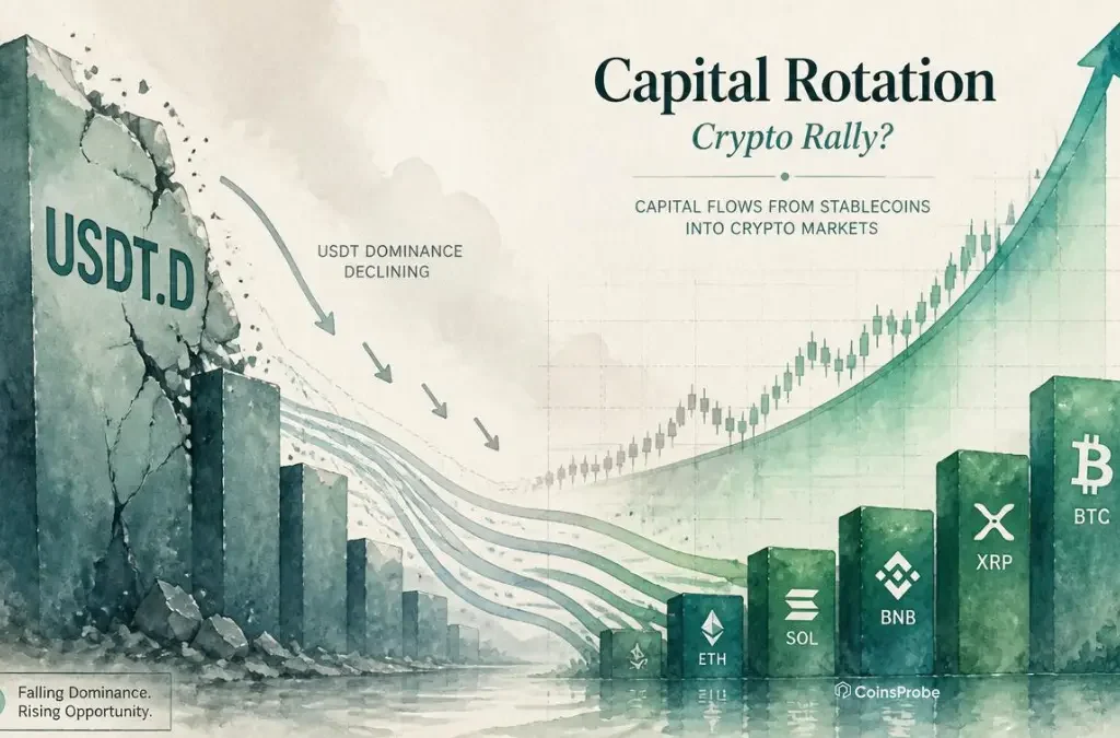 Capital Rotation Into Crypto? USDT Dominance Breakdown Hints at a Major Rally