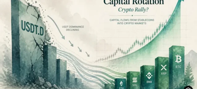 Capital Rotation Into Crypto? USDT Dominance Breakdown Hints at a Major Rally