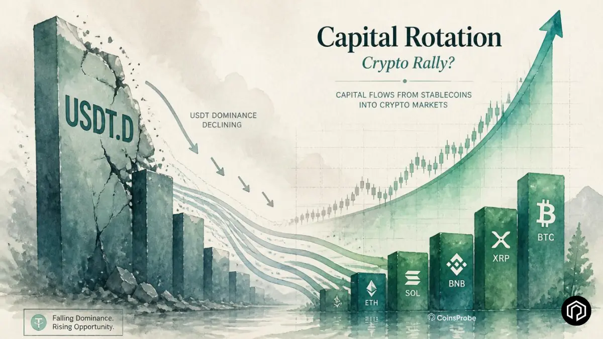 Capital Rotation Into Crypto? USDT Dominance Breakdown Hints at a Major Rally