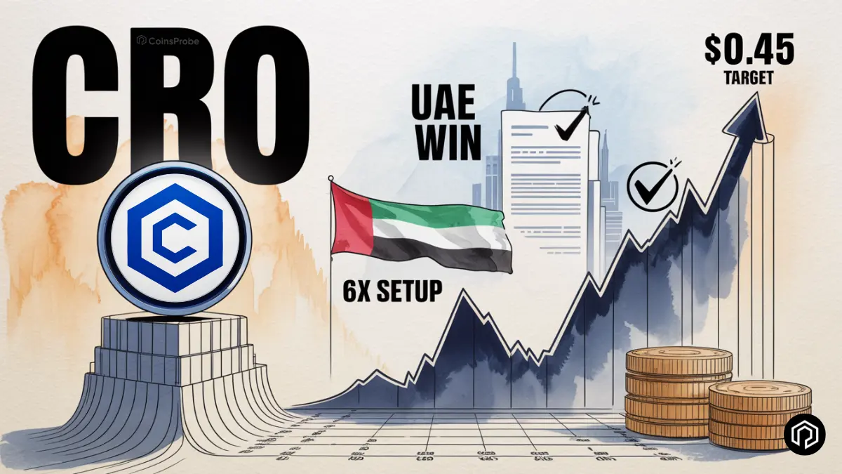 Cronos ($CRO) — UAE Regulatory Win Meets 6X Technical Setup Targeting $0.45