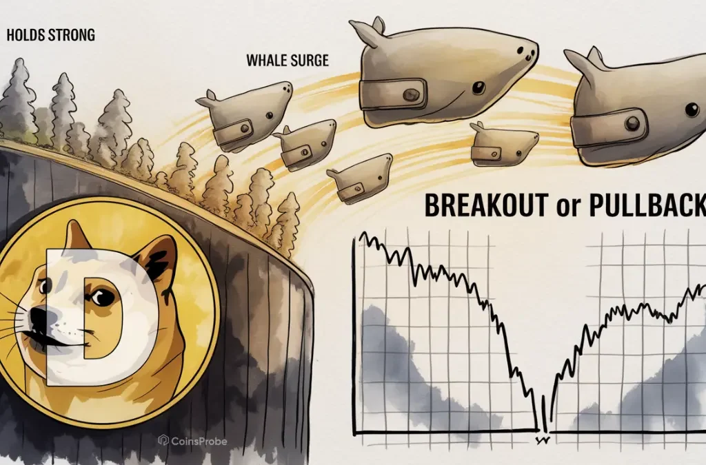 Dogecoin (DOGE) Holds Strong as Whale Activity Surges — Breakout or Pullback Ahead?