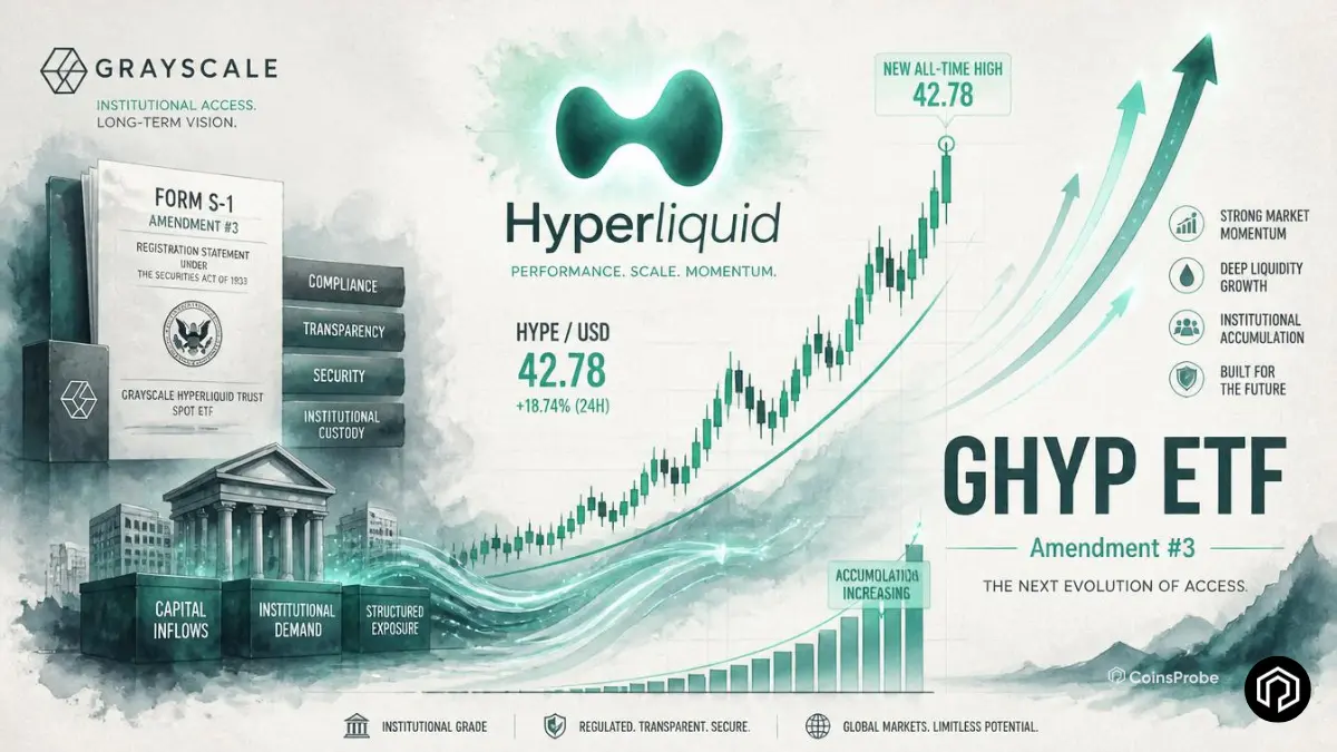 Grayscale Files Amendment #3 for $GHYP as HYPE Spot ETF Demand Surges