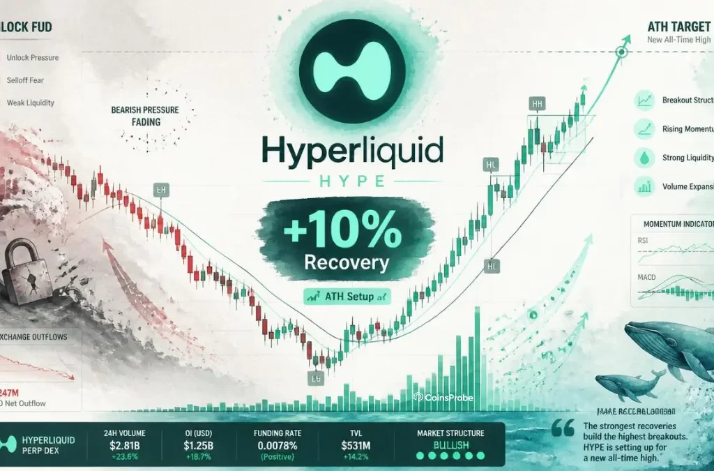 Hyperliquid ($HYPE) Defies Unlock FUD With 10% Recovery — Technical Setup Eyes New ATH
