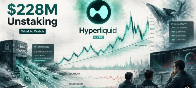 Hyperliquid ($HYPE) to Face $228M Unstaking Pressure Today — What to Watch