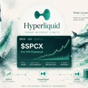 Hyperliquid Lists SpaceX Pre-IPO Perpetual ($SPCX) — Whales Accumulate Millions in HYPE