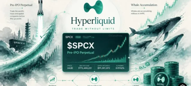 Hyperliquid Lists SpaceX Pre-IPO Perpetual ($SPCX) — Whales Accumulate Millions in HYPE
