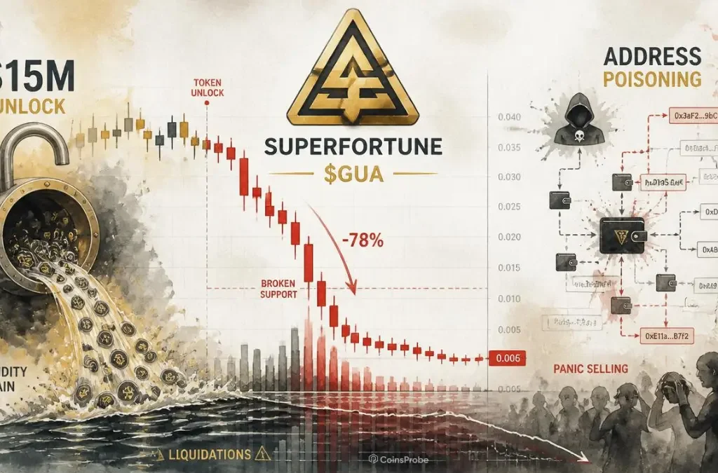 Superfortune ($GUA) Crash Explained: $15M Unlock Sold Instantly Amid Address Poisoning