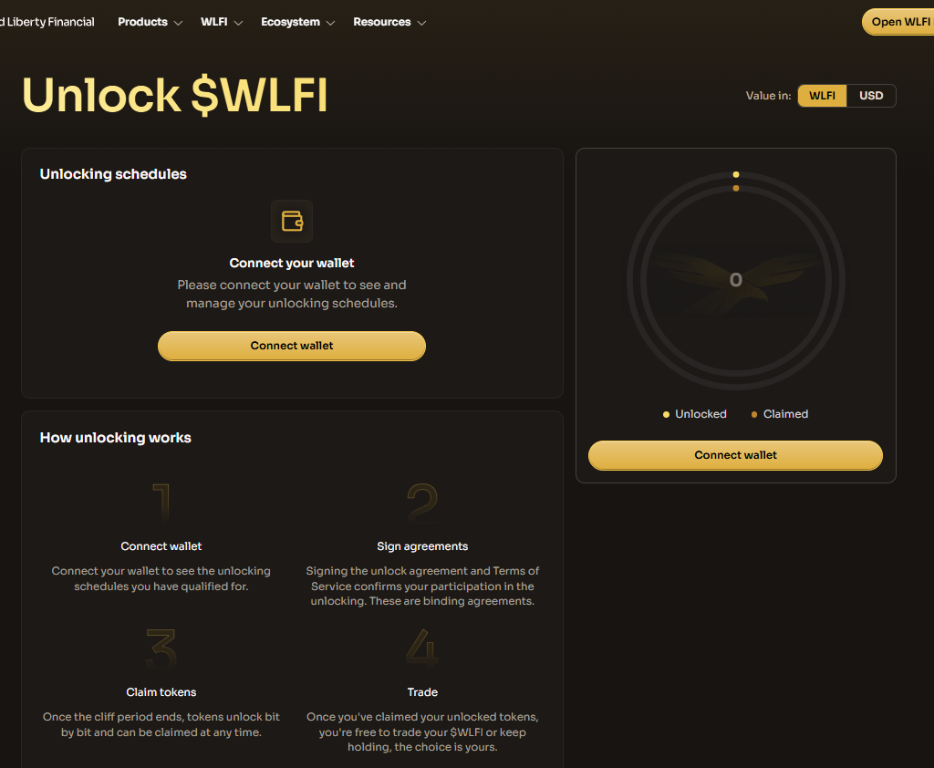 WLFI Second Token Unlock