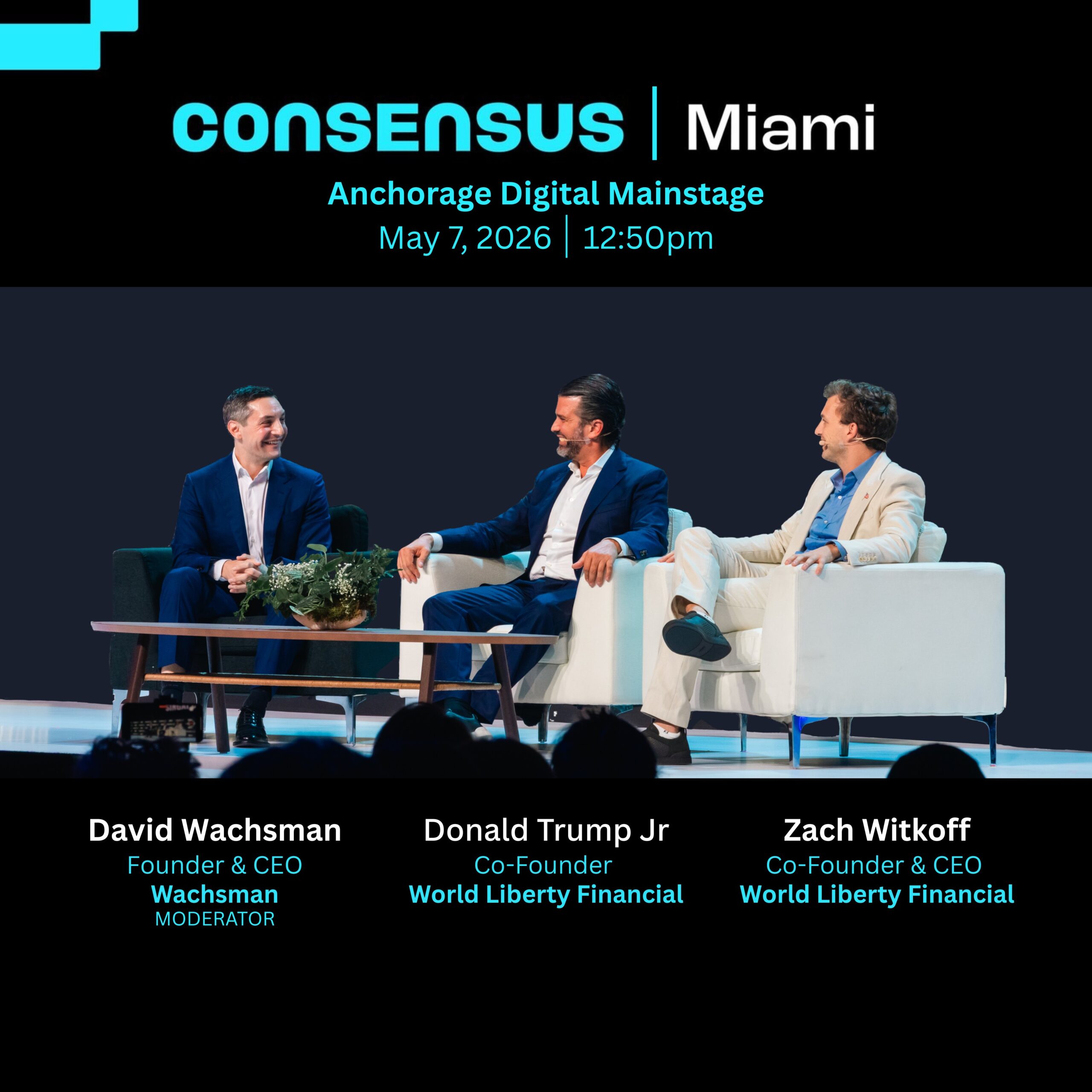 WLFI Team to Speak at Consensus 2026