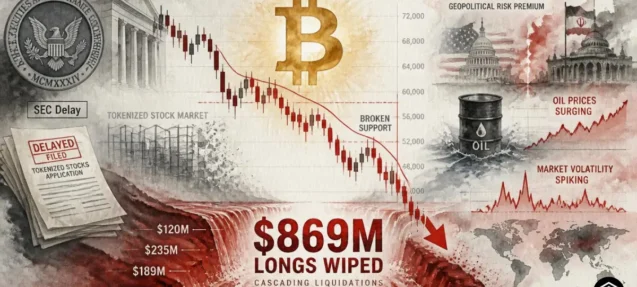 Why Bitcoin Crashed Today? Two Major Catalysts Trigger Massive Long Liquidations