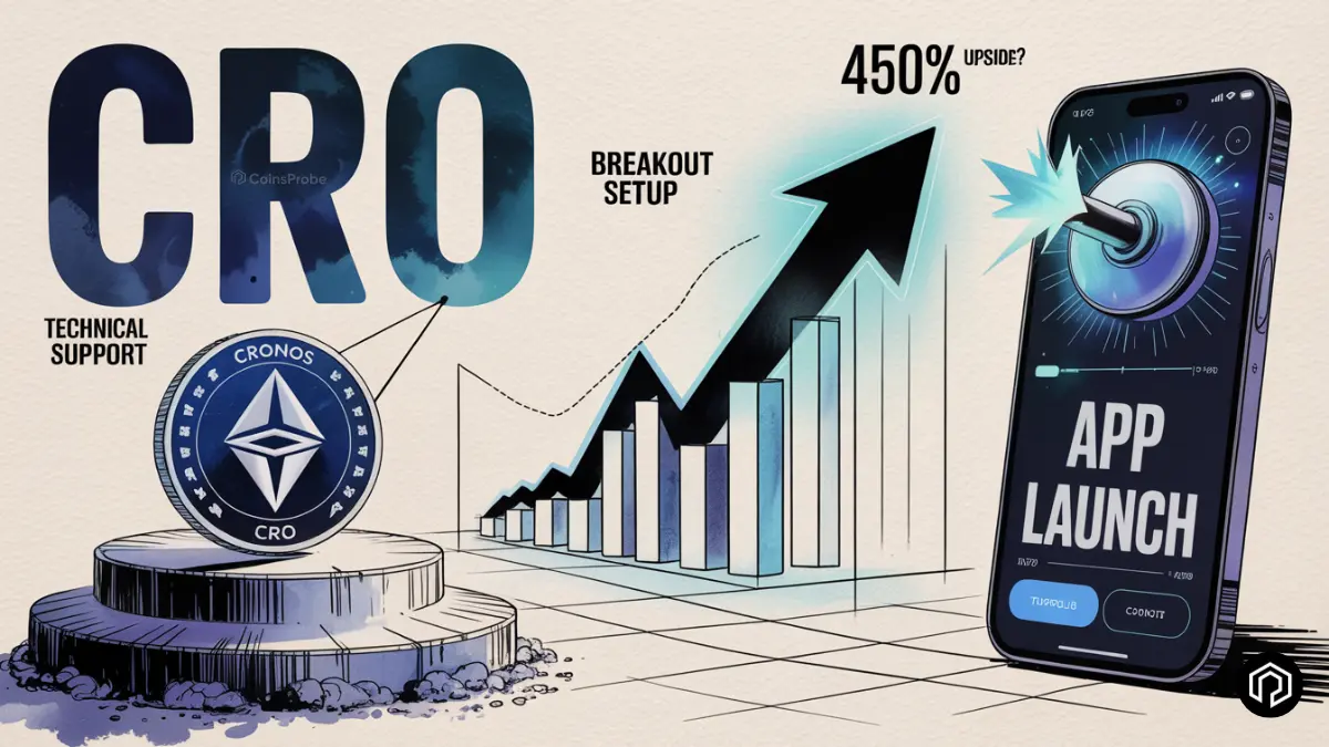 Why $CRO Could Explode 450% — Technical Support Meets Cronos App Launch Catalyst
