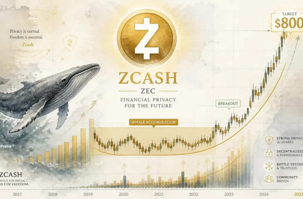 Zcash Whale Bets Big — Could This Setup Trigger a Rally to $800?