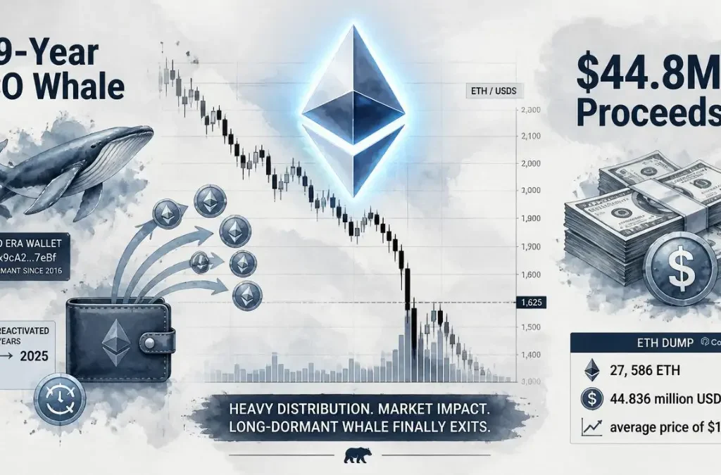 9-Year Smart BAT ICO Whale Dumps Ethereum (ETH) — Total $44.8M Proceeds