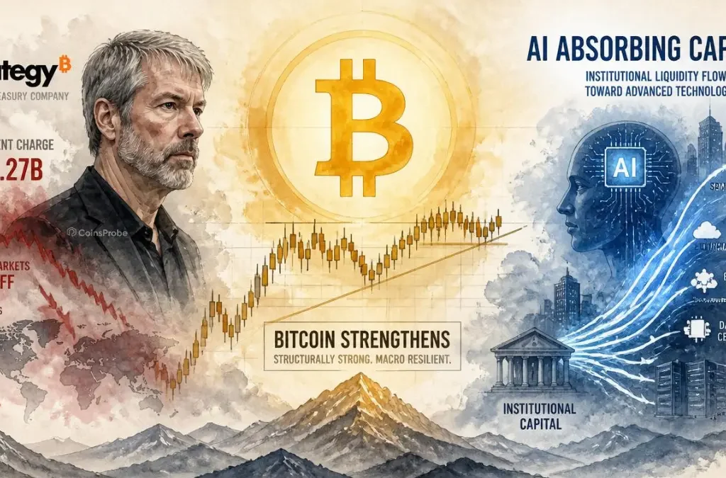 "AI Is Absorbing Capital. That Strengthens Bitcoin" — Saylor Responds to Global Markets Pressure
