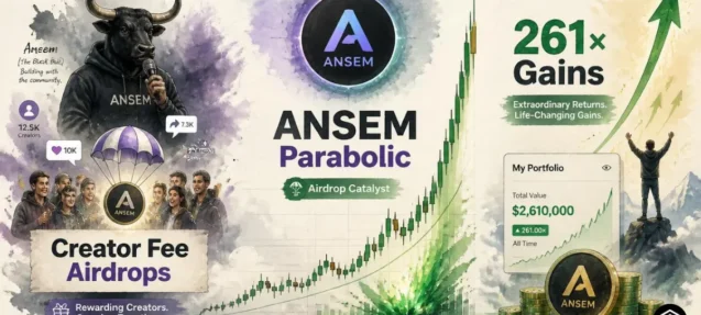 ANSEM (The Black Bull) Goes Parabolic as Ansem Announces Creator Fee Airdrops – Trader Made 261x Gains
