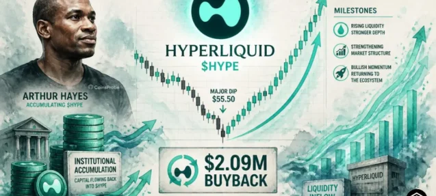 Arthur Hayes Buys Back $2.09M in Hyperliquid (HYPE) After Major Dip — Recovery and Key Milestone