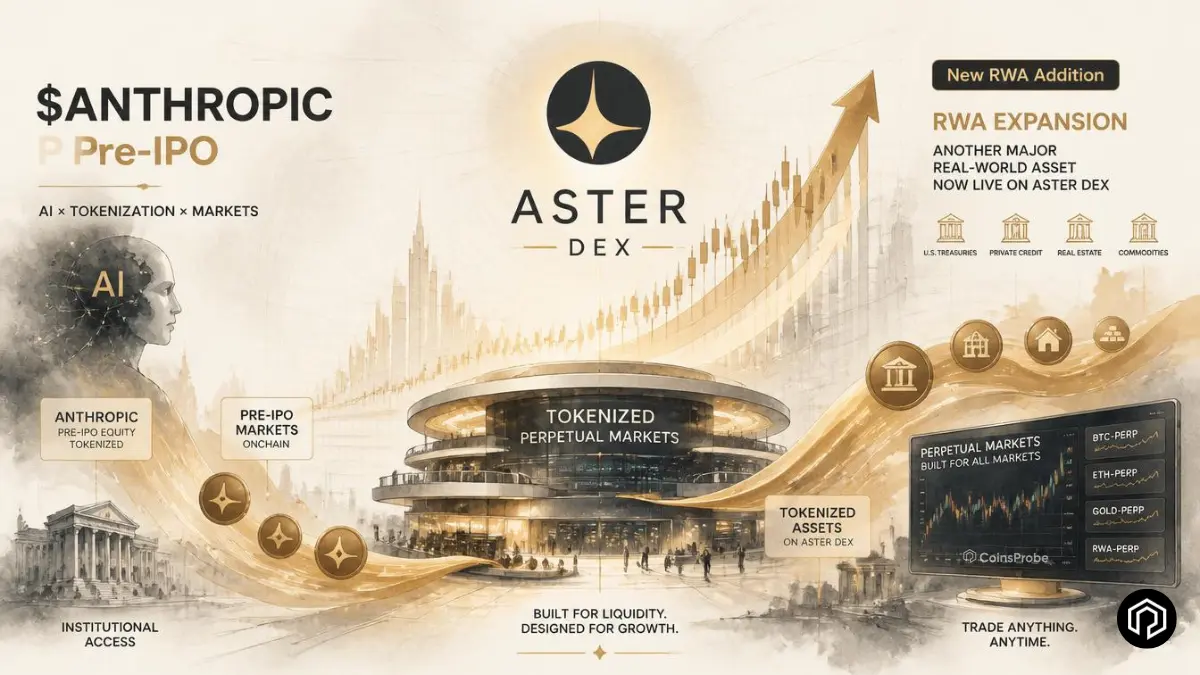 Aster DEX Lists $ANTHROPIC Pre-IPO Perpetual — Another Major RWA Addition