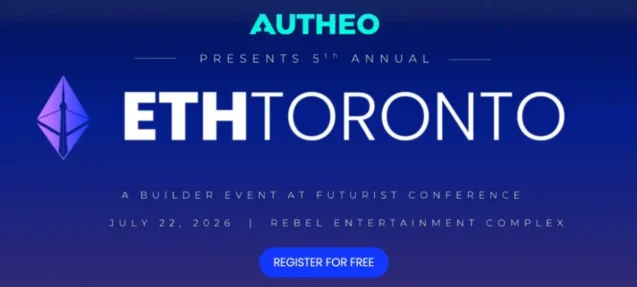 Autheo Presents ETHToronto 2026, Bringing Builders Together to Shape the Future of Web3 & AI