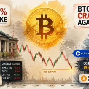 BOJ Rate Hike to 1%: Is Another Bitcoin Crash Coming? Coinbase CEO Weighs In