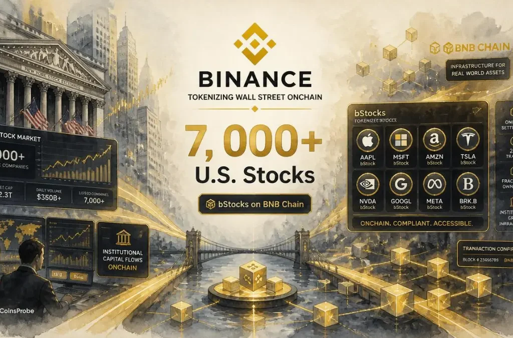 Binance Launches Trading for 7,000+ U.S. Stocks — bStocks Tokenization Next for BNB Chain