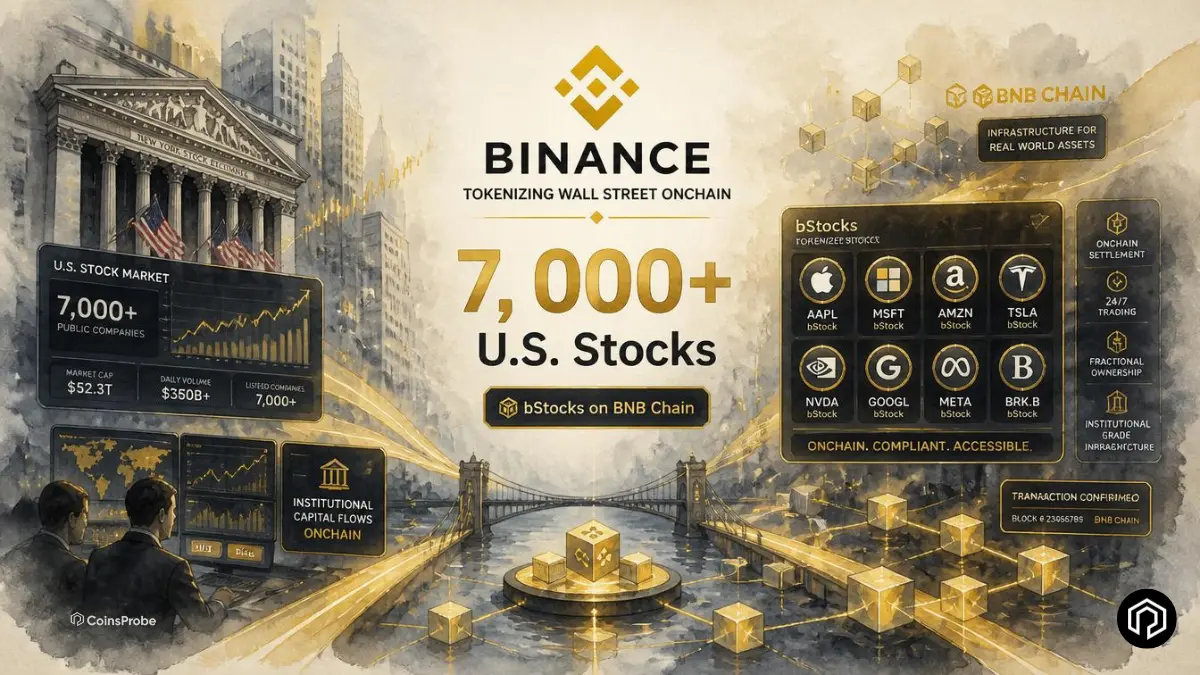 Binance Launches Trading for 7,000+ U.S. Stocks — bStocks Tokenization Next for BNB Chain