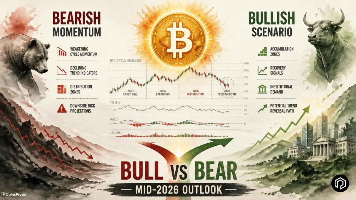 Bitcoin Cycle Momentum Still Bearish in Mid 2026 —  Bullish vs Bearish Scenarios