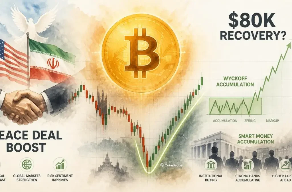 Bitcoin Surges on US-Iran Peace Deal as Wyckoff Accumulation Points to $80K Recovery