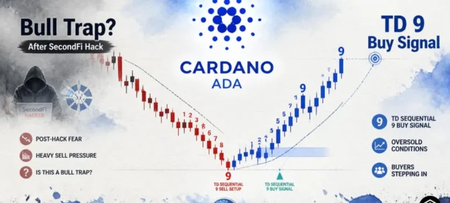 Cardano (ADA) Bull Trap or Buy Signal? TD Sequential 9 Flashes After SecondFi Hack