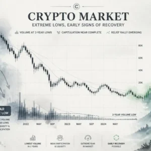 Crypto Top Caps Hit 2-Year Low Trading Volumes — Is This a Relief Rally Signal?