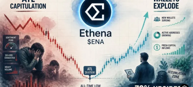 Ethena ($ENA) Capitulates to ATL While New Wallets Explode – Next Move 70% Up?
