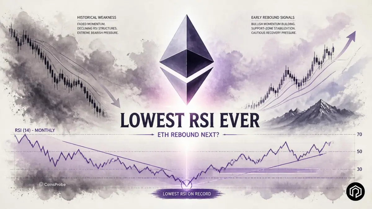 Ethereum Records Lowest Monthly RSI in History — Is an ETH Rebound Next?