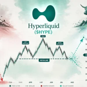 HYPE Forms Bearish Head and Shoulders — 45% Drop Incoming or Fractal Rebound Ahead?