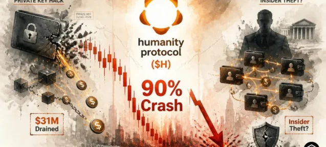 Humanity Protocol ($H) Crashes 90% After “Private Key Hack” — $31M Drained