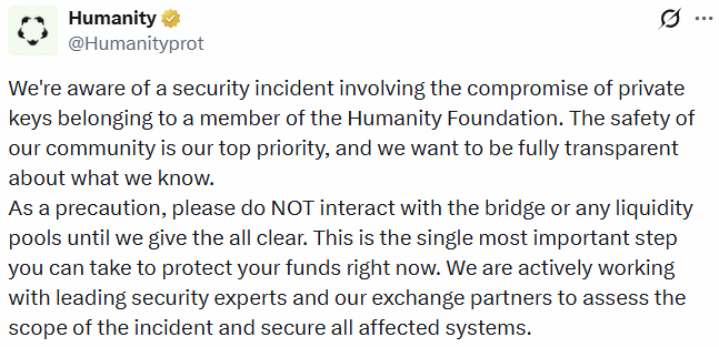 Humanity Response on Hack