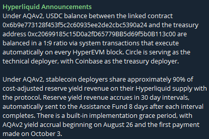 Hyperliquid Announcement