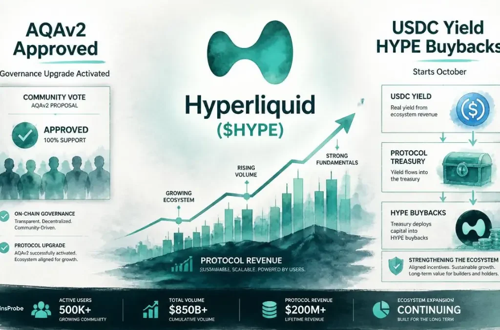 Hyperliquid Approves AQAv2 — $HYPE Buybacks Backed by Real USDC Yield Starting October
