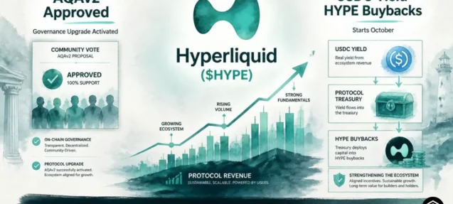 Hyperliquid Approves AQAv2 — $HYPE Buybacks Backed by Real USDC Yield Starting October