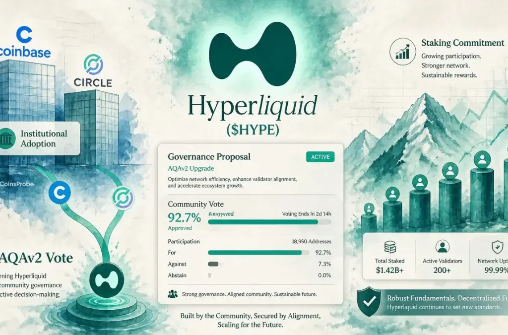 Hyperliquid (HYPE) AQAv2 Vote Now Underway After Coinbase & Circle Staking Commitment