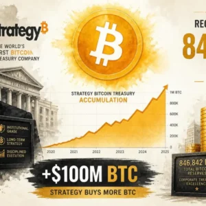 Michael Saylor’s Strategy Adds $100M in Bitcoin as Reserve Hits Record High