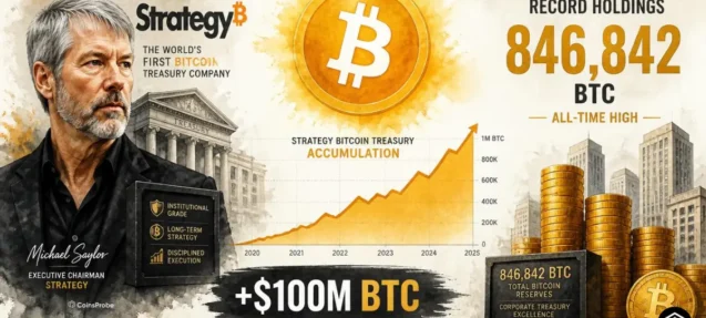 Michael Saylor’s Strategy Adds $100M in Bitcoin as Reserve Hits Record High