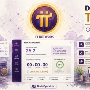 Pi Network Protocol 25.2 Deadline Arrives Today — Here’s What Node Operators Must Do