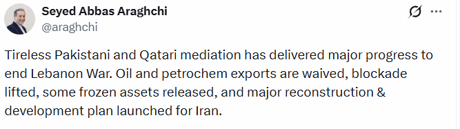 Seyed Abbas Araghchi Statement