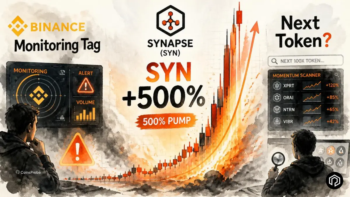 Synapse (SYN) Pumps Over 500% After Binance Monitoring Tag — Could This Token Be Next?