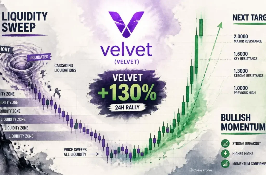 Velvet (VELVET) Explodes 130% in One Day, Sweeps Liquidation Clusters — What's Next Target?