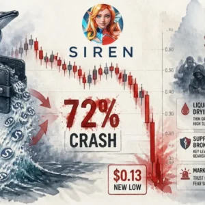 Why SIREN Crashed 72%? Here’s the Whale’s Multi-Million Dollar Sell-Off