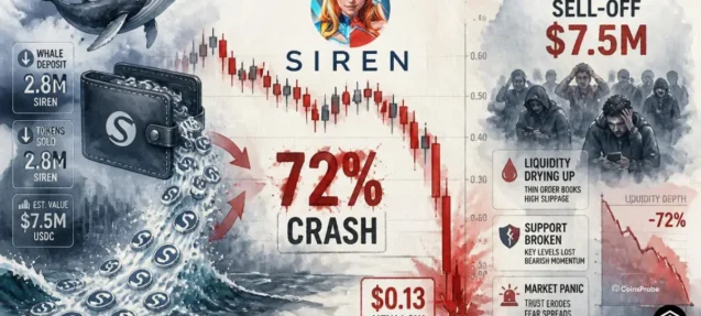 Why SIREN Crashed 72%? Here’s the Whale’s Multi-Million Dollar Sell-Off