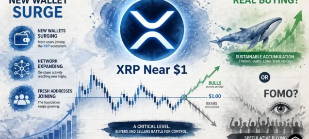 XRP Near $1: Will New Wallet Surge Turn Into Real Buying Pressure or Just Short-Term FOMO?